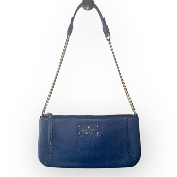 Kate Spade Navy Shoulder Bag with Chain Strap - Picture 4 of 10